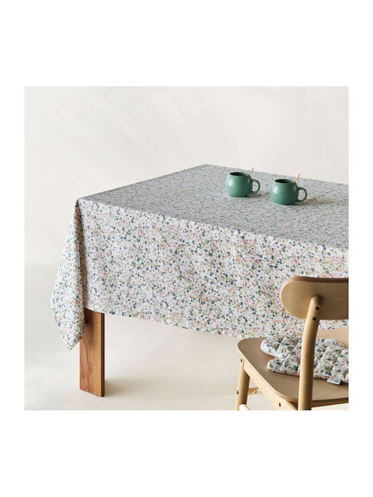 Kentia Cotton Tablecloth Fiorita Multi 140x260cm