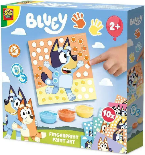 Ses Creative Bluey Fingerprint Paint Art 14091 174004 8710341140915