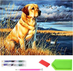 Xxl Diamond Mosaic Gobelin Zola Labrador Ducks Design 120 X 60 Cm