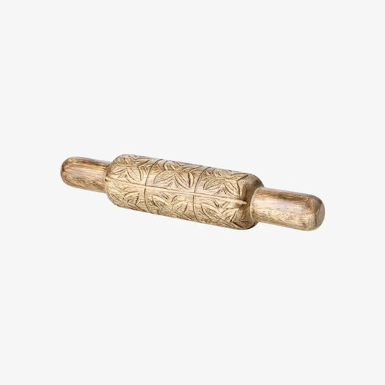 Decorative Rolling Pin Nico Wooden Embossed Design Pghd0165