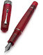 Leonardo Momento Zero Grande Pura Red Ruthenium Fountain Pen 8055829991857 Nibs Fine