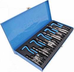 Set De Reparare A Firelor M5-M12 Inserții Din Oțel Inoxidabil Burghie Scule Manuale Pentru Filetare HSS 131 Bucăți
