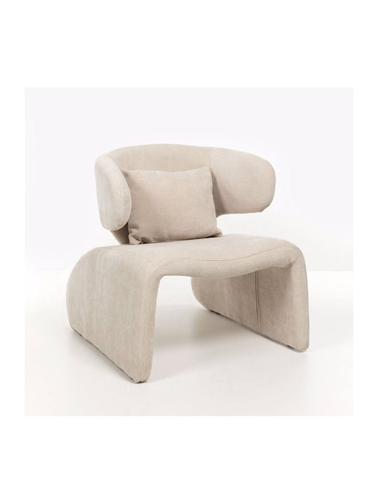 Enigma Armchair Beige 73x78x44cm