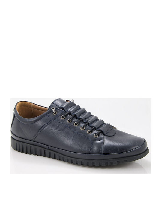 Leder Herren Freizeitschuhe Anatomisch Blaue