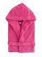 Kentia Jump Jump Bathrobe Hooded Pink 300gr/m²