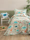 Palamaiki Set Baby Sheets Crib Cotton Fitted My Kingdom Multicolour 70x140cm