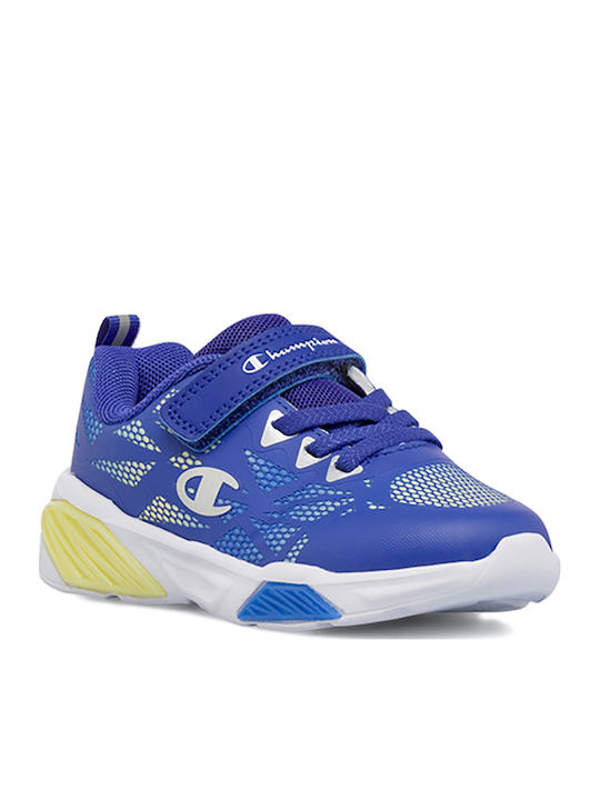 Champion Wave Παιδικά Sneakers με Σκρατς Μπλε