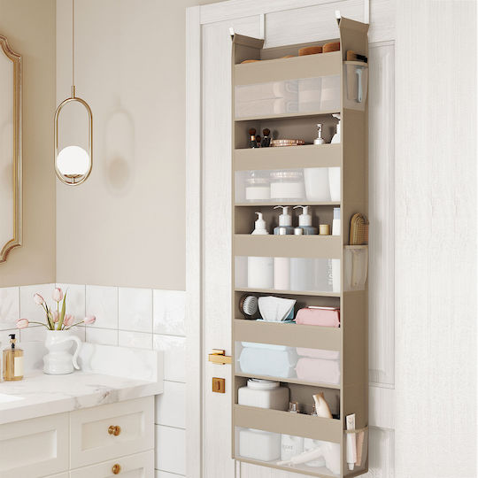 Songmics Door Hanger Metallic 5 Slots 40x15x140cm