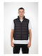 Ärmelloses Herren Jacke Schwarz
