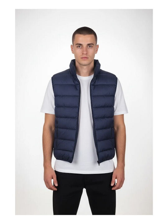 Paco & Co Ärmellose Herren Jacke Marineblau