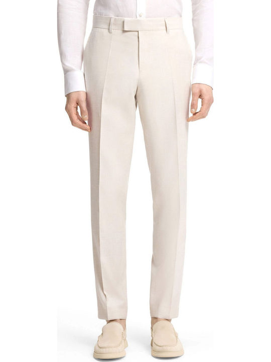 Men's Suit with Slim Fit Ecru