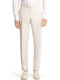 Men's Suit with Slim Fit Ecru