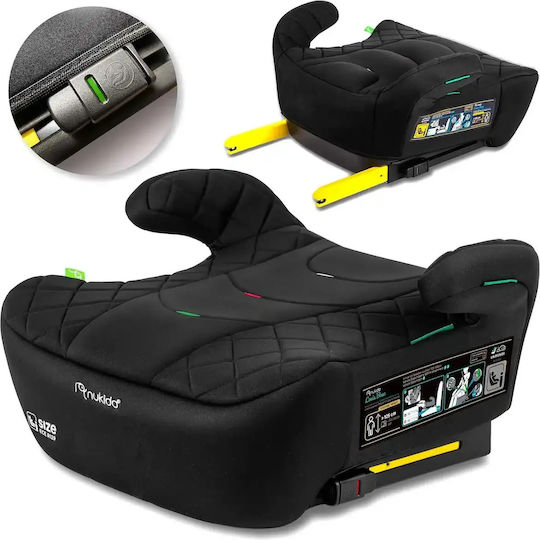 Nukido Louis Scaun Auto Booster i-Size cu Isofix Negru 22-36 kg