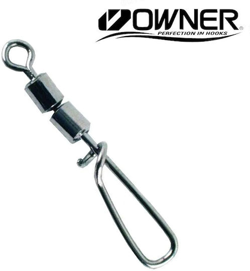 Пръстен За Разделяне На Тел Owner Sinker Hook W Crane Swivel 16