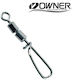 Στριφταροπαραμανα Owner Sinker Hook W Crane Swivel 18