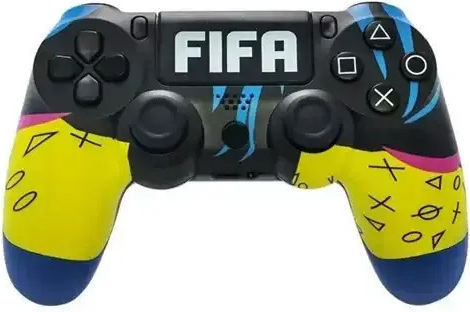 Doubleshock FIFA Безжичен Геймпад за PS4 Жълт