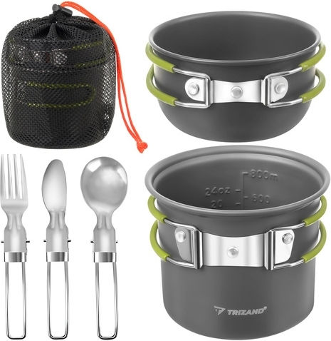 Trizand Σετ Μαγειρέματος για Camping 1200ml