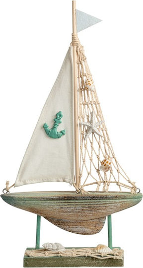 Zen Collection Διακοσμητικό Καράβι Ξύλινο 17.5x4x33cm Zen Collection Διακοσμητικό Καράβι Ξύλινο 17.5x4x33cm