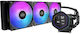 CoolerMaster MasterLiquid Core Nex Digital Water Cooling AIO CPU With 3 120mm Fans And ARGB Lighting