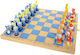 Small Foot Wooden Chess Pawns Red / Blue 2cm