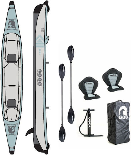 SCK Veloce SCK-28392839 Plastik-Kajak Meer 2 Personen Grün
