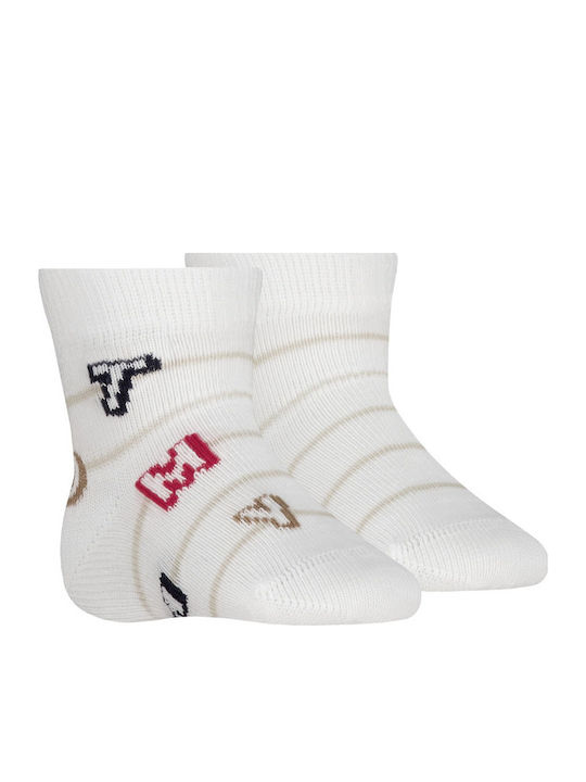 Tommy Hilfiger Kindersocken Sand/Weiß 2 Paar