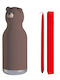 Toy Candle Thermos Bottle Asobu Bestie Brown Bear Brown Bear 460ml 05830a