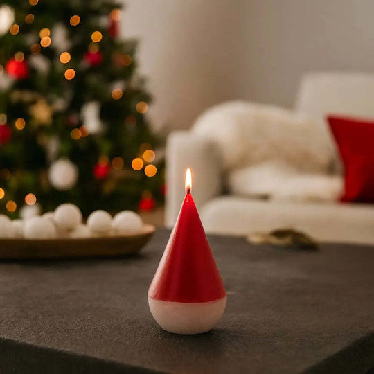 Κερί Santa Χειροποίητο Γιορτινή Αισθητική Pghd0120