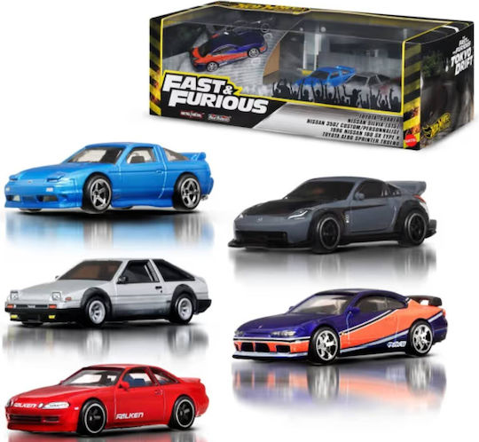 Hot Wheels Mașinuță Premium Fast & Furious Tokyo Drift Vehicle Set