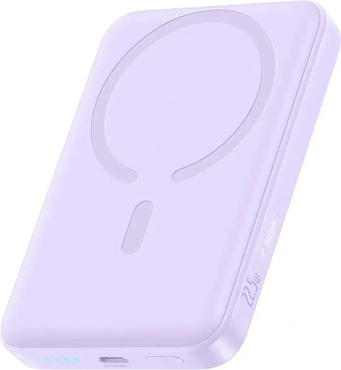Baseus Enerfill FM11 MagSafe Power Bank 10000mAh 22.5W με Θύρα USB-C Μωβ