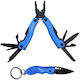 Munkees Multi Multitool Schlüsselanhänger Blau
