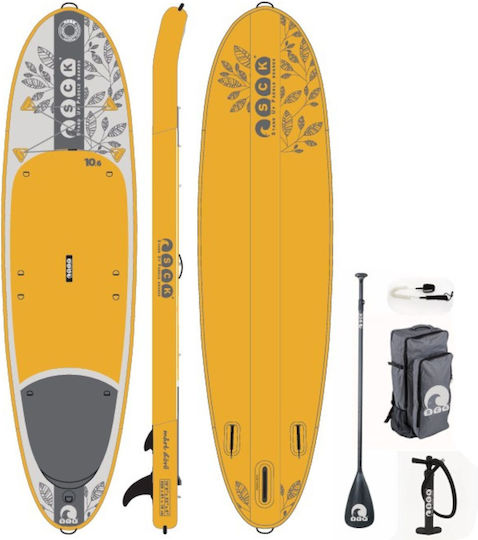 SCK Mare Doro 10’6″ Inflatable SUP Board / Kayak with Length 3.2m Yellow