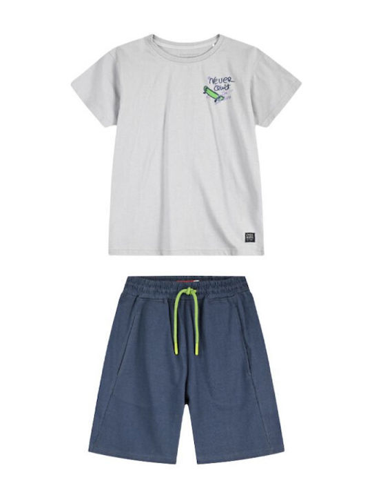 Kids Clothing Set with Shorts Summer 2 Pieces Navy Blue