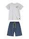 Kids Clothing Set with Shorts Summer 2 Pieces Navy Blue