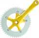 Δισκοβραχιονας Prowheel Urban 46t 165mm 1/2 1/8 Χρωματα Χρυσο