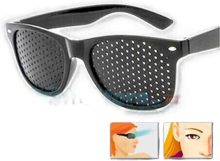 Στενοπικά Γυαλιά Πλέγματος Pinhole Glasses Εξάσκηση & Βελτίωση Όρασης
