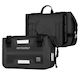 Motowolf Set of Waterproof Side Bags 60L Motorcycle Straps & Reflective Black