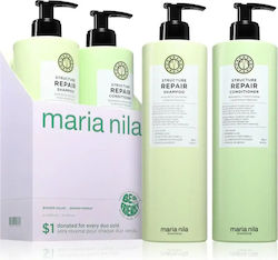 Maria Nila Structure Repair Set 2× 500 Ml Hair Strengthening Gift Set Maria Nila Structure Repair Set 2× 500 Ml Hair Strengthening Gift Set