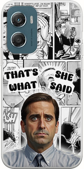 Tv Quotes Michael Scott Motorola Moto G06 Flexible TPU Transparent Silicone