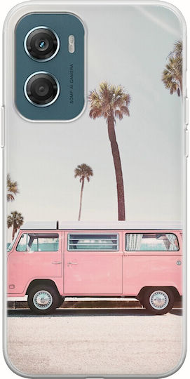 Pink Van Motorola Moto G06 Flexible TPU Transparent Silicone