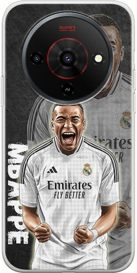 Football Stars Kylian Mbappe Zte Blade A76 5g Гъвкав TPU Прозрачен Силикон