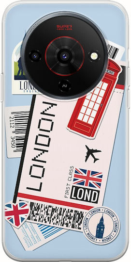 Ticket To London Zte Blade A76 5g Silicon Transparent Flexibil TPU