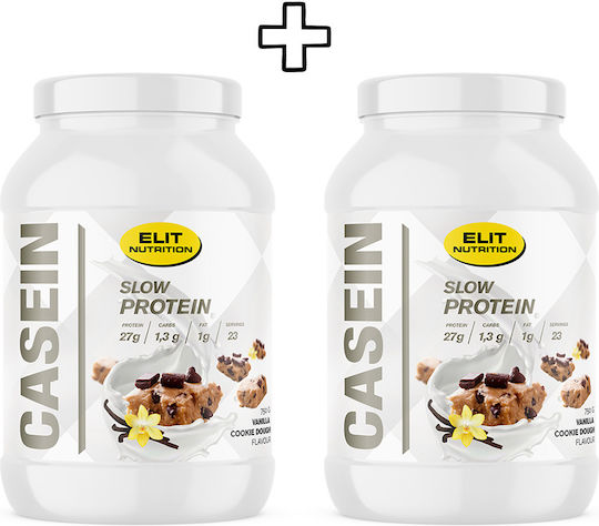 Elit Nutrition Casein 750g Vanilla Cookie Dough & Elit Nutrition Casein 750g Vanilla Cookie Dough Custom Bundle