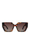 Prive Revaux Backstage Women Sunglasses With Brown Frame And Brown Polarized Lens