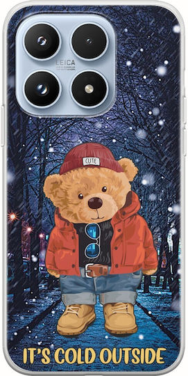 Xmas Bear Its Cold Outside Xiaomi 17 5g Flexible TPU Transparent Silicone
