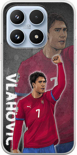Euro 2024 Dusan Vlahovic Xiaomi 17 5g Гъвкав TPU Прозрачен Силикон