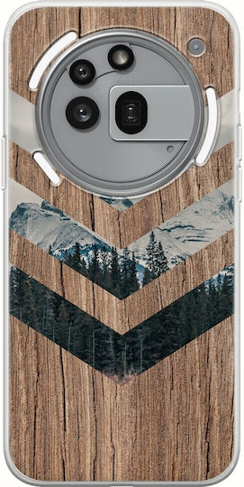 Chevron Mountain Nothing Phone 3a Pro 5g Гъвкав TPU Прозрачен Силикон