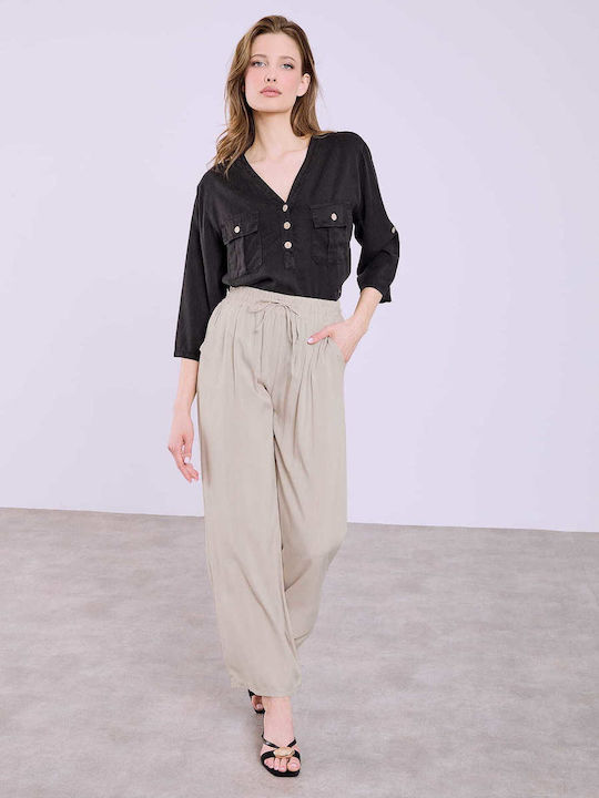 Celestino Women's Pantaloons Cotton Solid Loose...