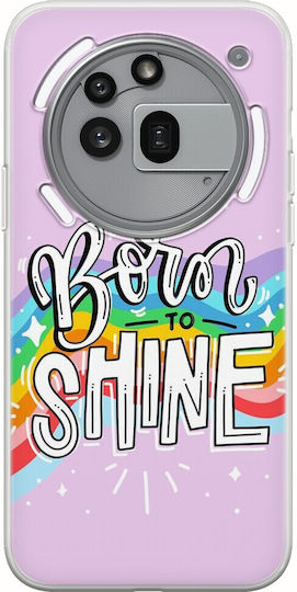 Born To Shine Nothing Phone 3a Pro 5g Гъвкав TPU Прозрачен Силикон