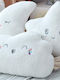 Malvys Kids Decorative White Pillow 45x40cm